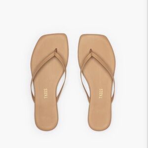 TKEES Square toe lilly flip flop - NWT never worn